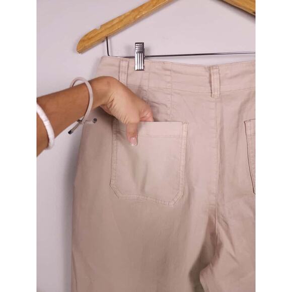 Habitat Clothes to Live In Oatmeal Wide Leg Pants – Size 14, NWT - Picture 12 of 15